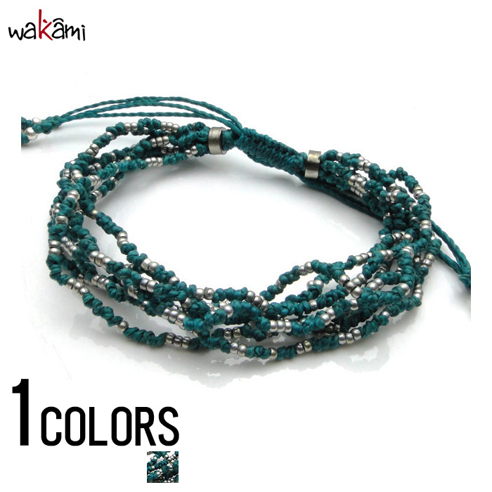 Wakami ワカミ ライフイズワット スリップノットストランドブレスレット 全 1色